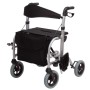 Rollator aus aluminium mit doppelfunktion