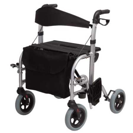 Dwufunkcyjny aluminiowy rollator