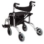 Dual function aluminum rollator