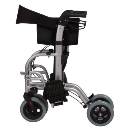 Rollator din aluminiu cu funcție dublă