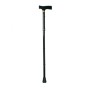 Anodized Aluminum Stick With Non-Slip Tips - Black Color - Foldable And Height Adjustable