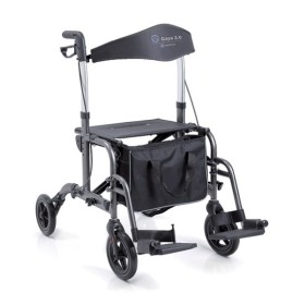 Rollator pieghevole in alluminio verniciato regolabile in altezza, gaya 2.0