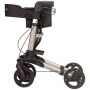 Foldable Rollator In Grey Painted Aluminium - Ocean 2.0