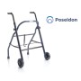 Folding Rollator In Painted Steel - 2 Wheels - Poseidon