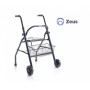 Rollator Pliabil Din Otel Vopsit - 2 Roti - Cu Scaun Si Cos - Zeus