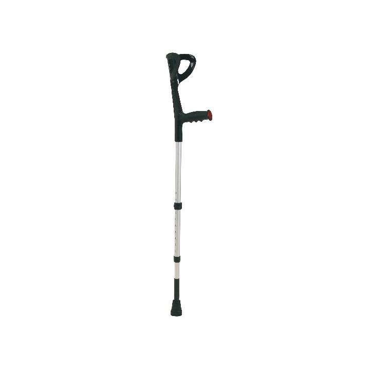 Pair of forearm crutches with shock absorber