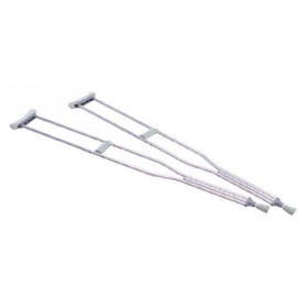 Pair of underarm crutches - from 112.5 to 140 cm