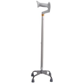 Quadripod Adult Narrow Base Open Handle