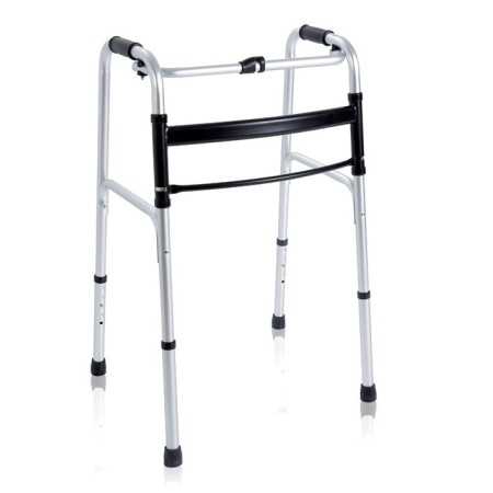 Folding walker with 4 tips M