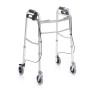 Rollator pliabil cu 4 roți - frână acţionată manual