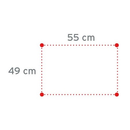 Zložljiva hojica s 4 vrtljivimi kolesi - razstavljiva
