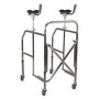 Déambulateur pliable avec support antibrachial réglable en hauteur
