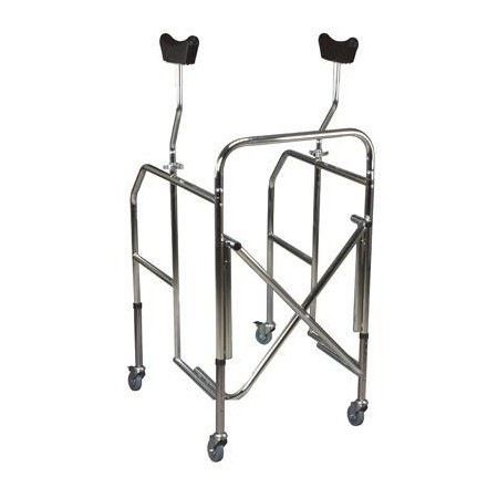 Höjdjusterbar hopfällbar axillär walker