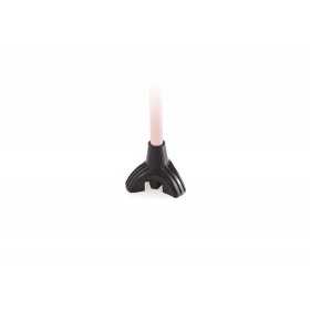 Brede voet met zwarte ferrule voor gekleurde geanodiseerde aluminium stokken (RP191X)