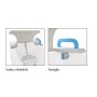 Bathtub seat with movable backrest