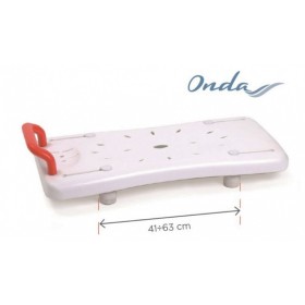 Asiento de baño de plástico - ajustable en ancho