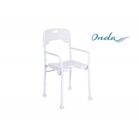 Silla De Ducha Con Respaldo - Plegable