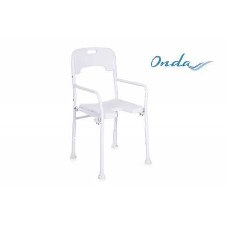 Silla De Ducha Con Respaldo - Plegable