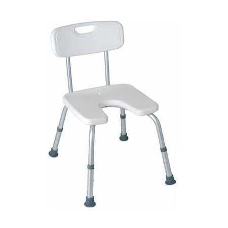 Mopedia U-shaped bath seat with backrest