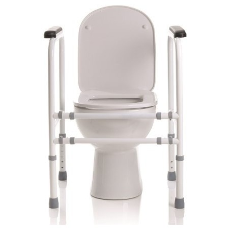 Support wc réglable en hauteur en acier peint