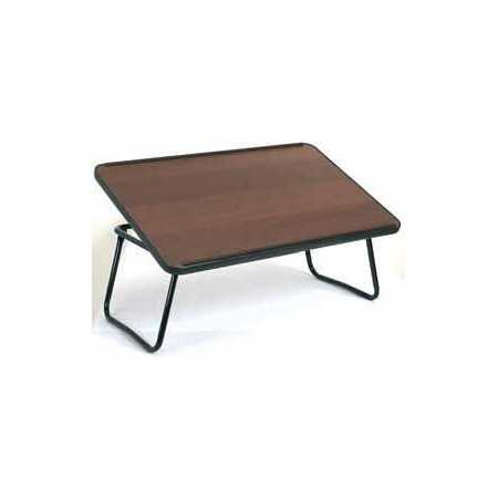 Bed tray with lectern in brown