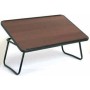 Bed tray with lectern in brown