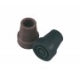 Brown tips for poles in anodized aluminium