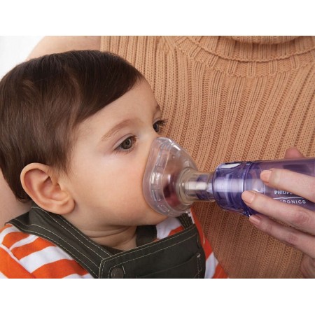 Respironics optichamber philips spacer with small mask (neonatal 0-18 months)