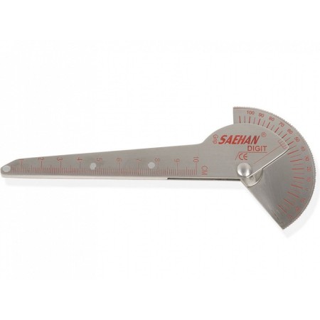 180° protractor - stainless steel