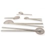 180° protractor - stainless steel
