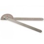 180° robinson protractor - stainless steel