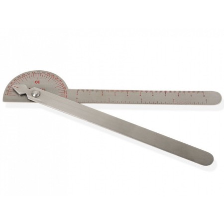 180° robinson protractor - stainless steel