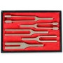 Alloy tuning fork kit - 5 pieces