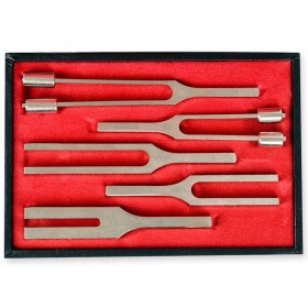 Alloy tuning fork kit - 5 pieces