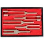 Alloy tuning fork kit - 5 pieces