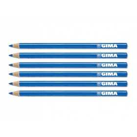 Crayon dermatologique Gima - bleu - pack. 6 pièces.