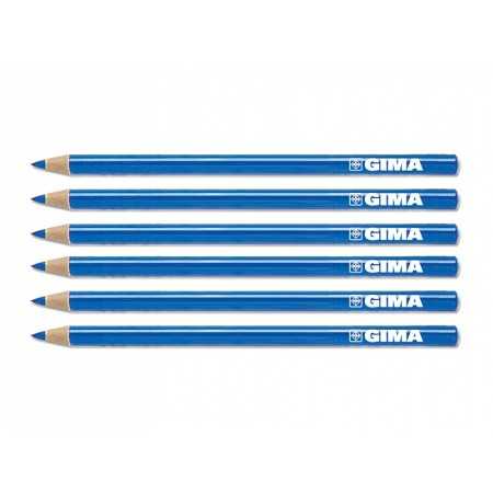 Gima dermatological pencil - blue - pack. 6 pcs.