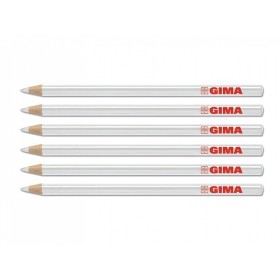 Gima dermatologisk penna - vit - 6-pack.