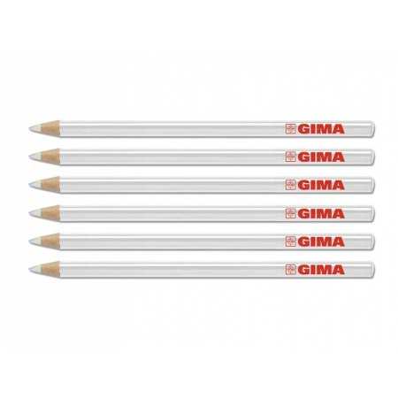 Gima dermatological pencil - white - pack. 6 pcs.