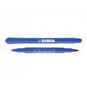 Stylo dermatologique Gima - double pointe - pack. 10 pièces.