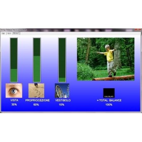 SOFTWARE VERTIGO POSTURAL TRAINING CON MONITOR 19'' E SUPPORTO