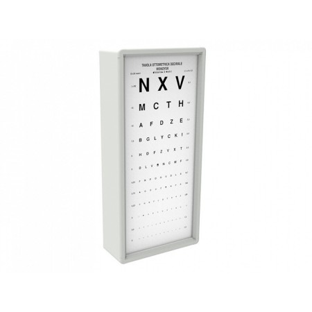 Charte lumineuse monoyer - 3 mètres