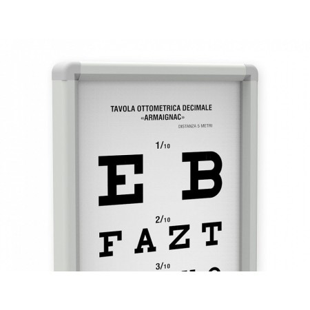 Nesvetleči optotip armagnac - 5 metrov