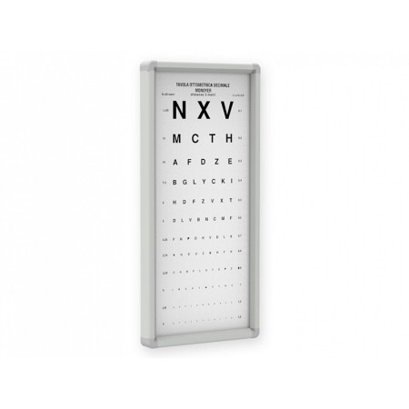 Monoyer nesvietiaci optotyp - 3 metre