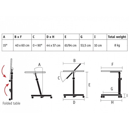 Table basse diffusion serviletto - blanc