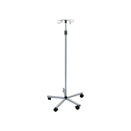 Iv stand with 4 hooks - on stand with wheels