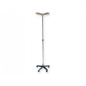 IV pole 2 hooks - on aluminium stand