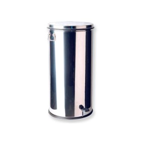 Stainless steel waste bin - 70 litres - with pedal