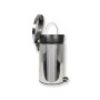 Stainless steel waste bin - 70 liters - with pedal