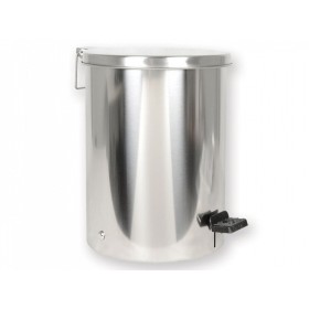 Poubelle inox 9,5 l - inox